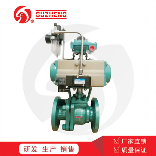 氣(qi)動法蘭襯(chèn)氟球閥