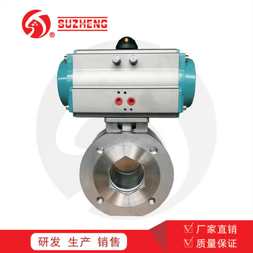 氣動薄形(xíng)法蘭球閥(fá)