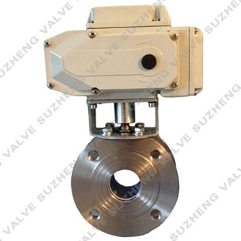 Q971F電動對夾(jia)式球閥